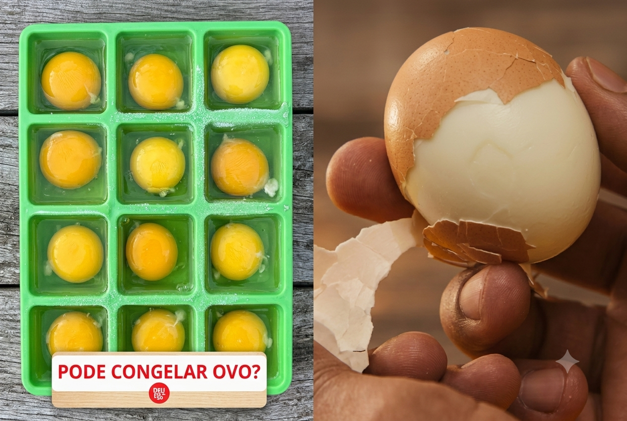 Pode congelar ovos?