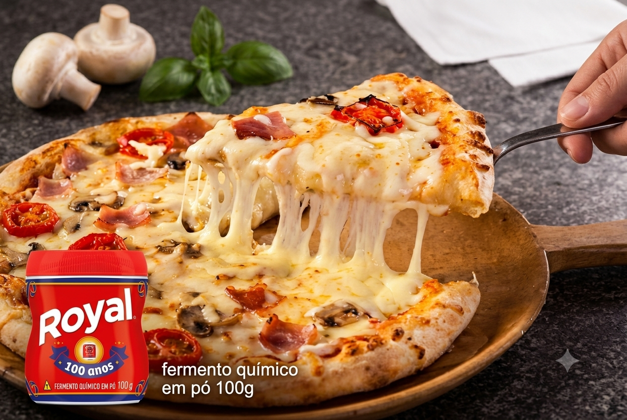 Massa de pizza sem fermento
