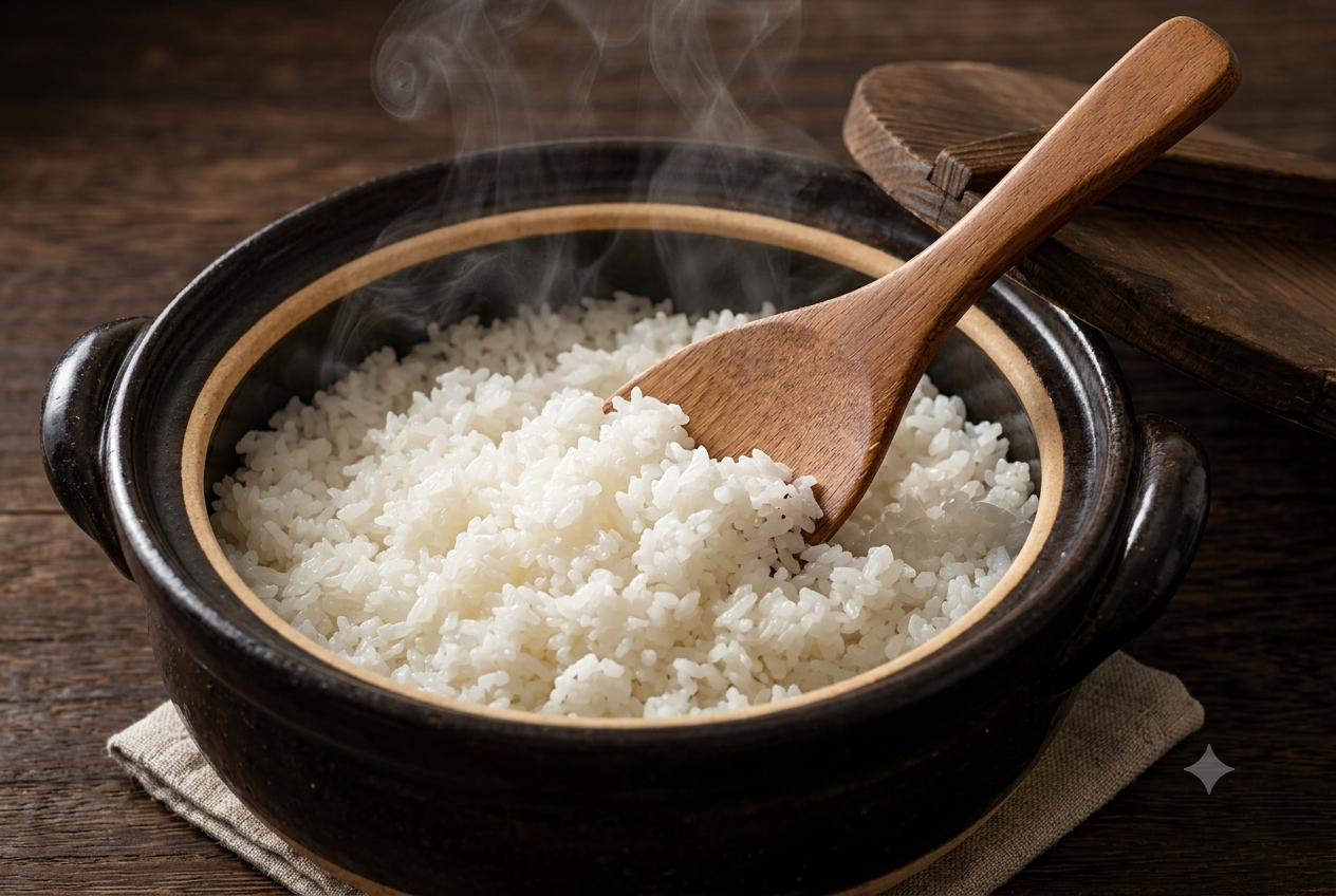 Por que o arroz fica duro?