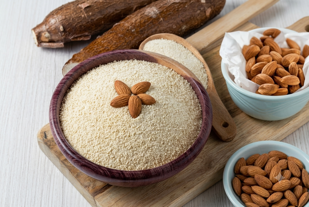 Como substituir a farinha de amêndoas sem perder a textura da receita
