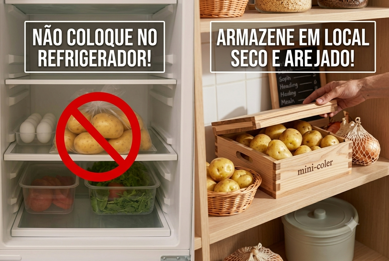 Como armazenar batatas corretamente